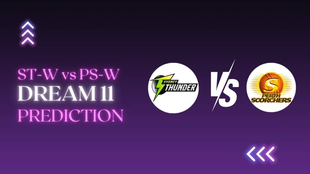 ST-W vs PS-W Dream11 Prediction